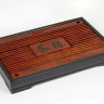 Чабань с иероглифами "Чайная встреча", дерево, 43 см