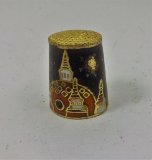 Наперсток декоративный клуазоне "Ночь", 3 см