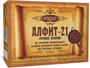 Фитосбор Алфит №21 седативный, 30 пак